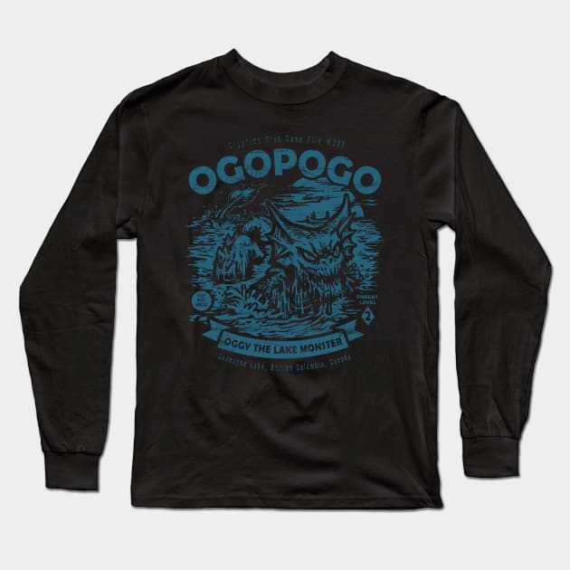 Ogopogo - Cryptids Club Case File 293 Long Sleeve T-Shirt by heartattackjack